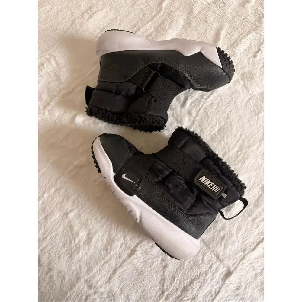 Nike Flex Advance Snow Boots Toddler 10C Black Winter Boots